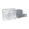 Vestil Thermoplastic Rubber Swivel With Total Brake Caster 8 In. x 2 In. 705 lb Light Gray CST-VE-8X2TPR-SWTB - alternate 4